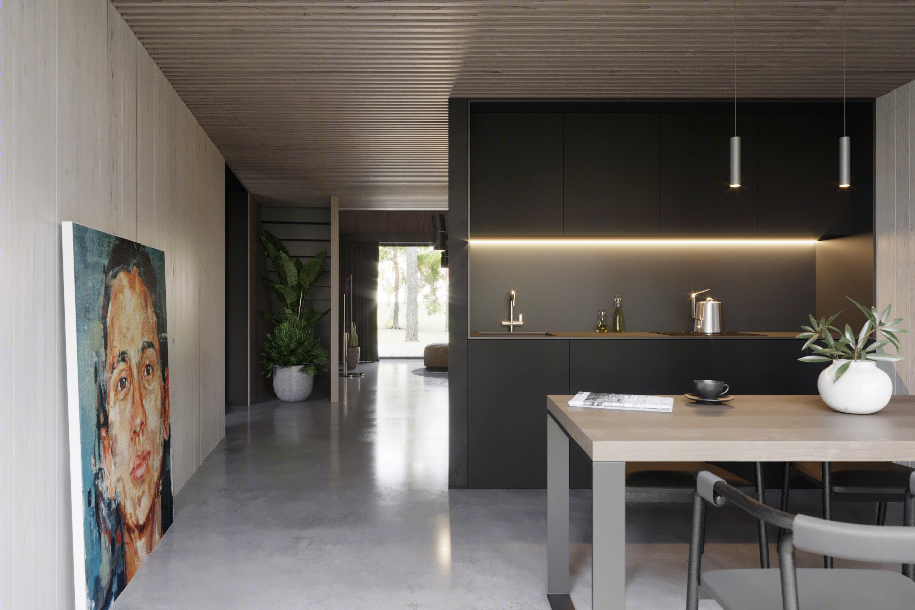 高级色系搭配打造优雅干练空间-5