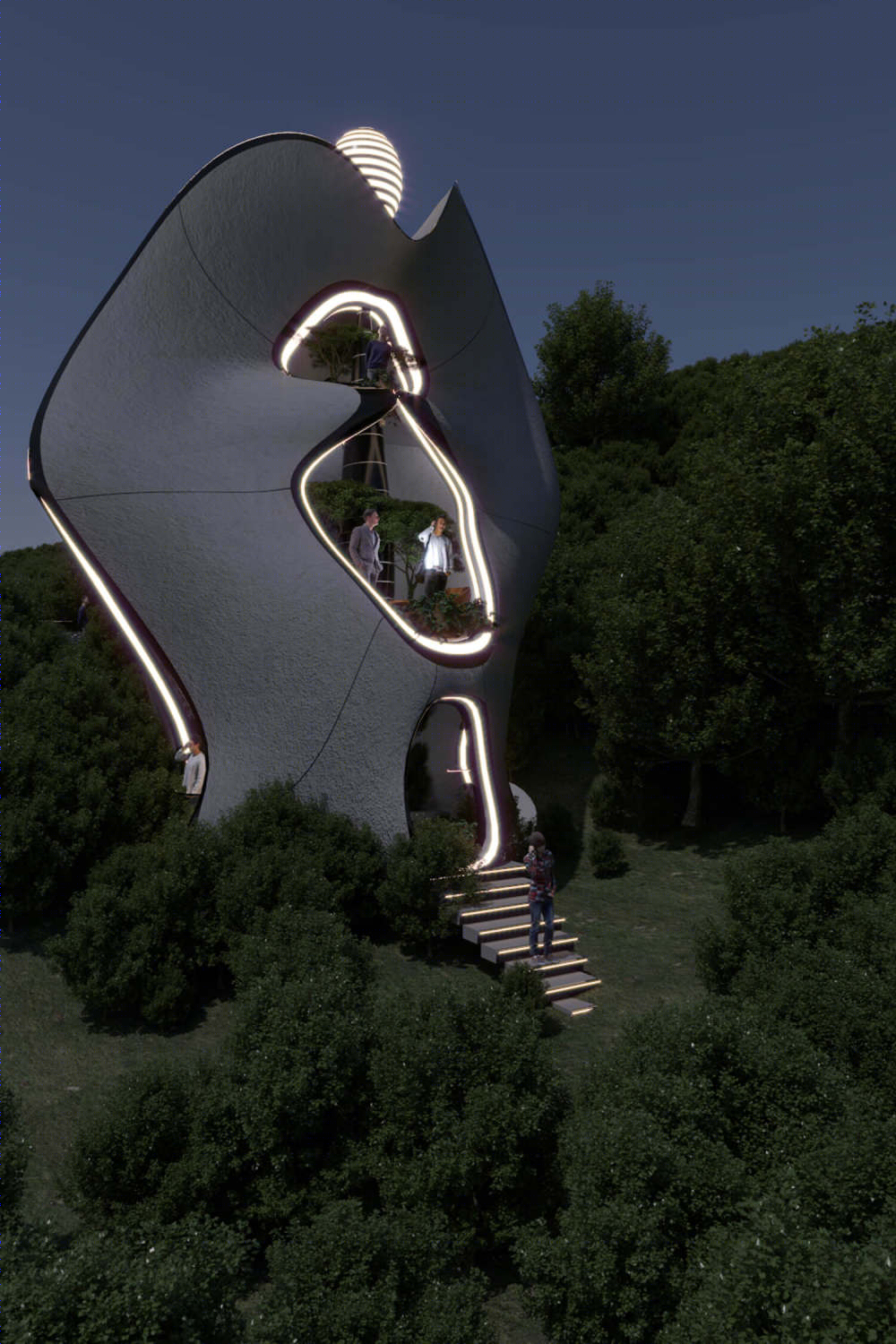 E·osteel Mother Nature 模块化预制生活博物馆房屋丨意大利丨MASK Architects-27