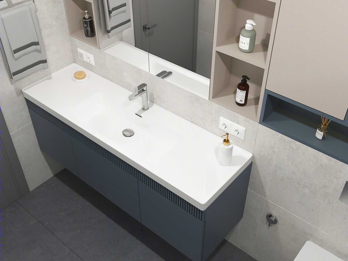 D.G House Project - Bathroom 2-3