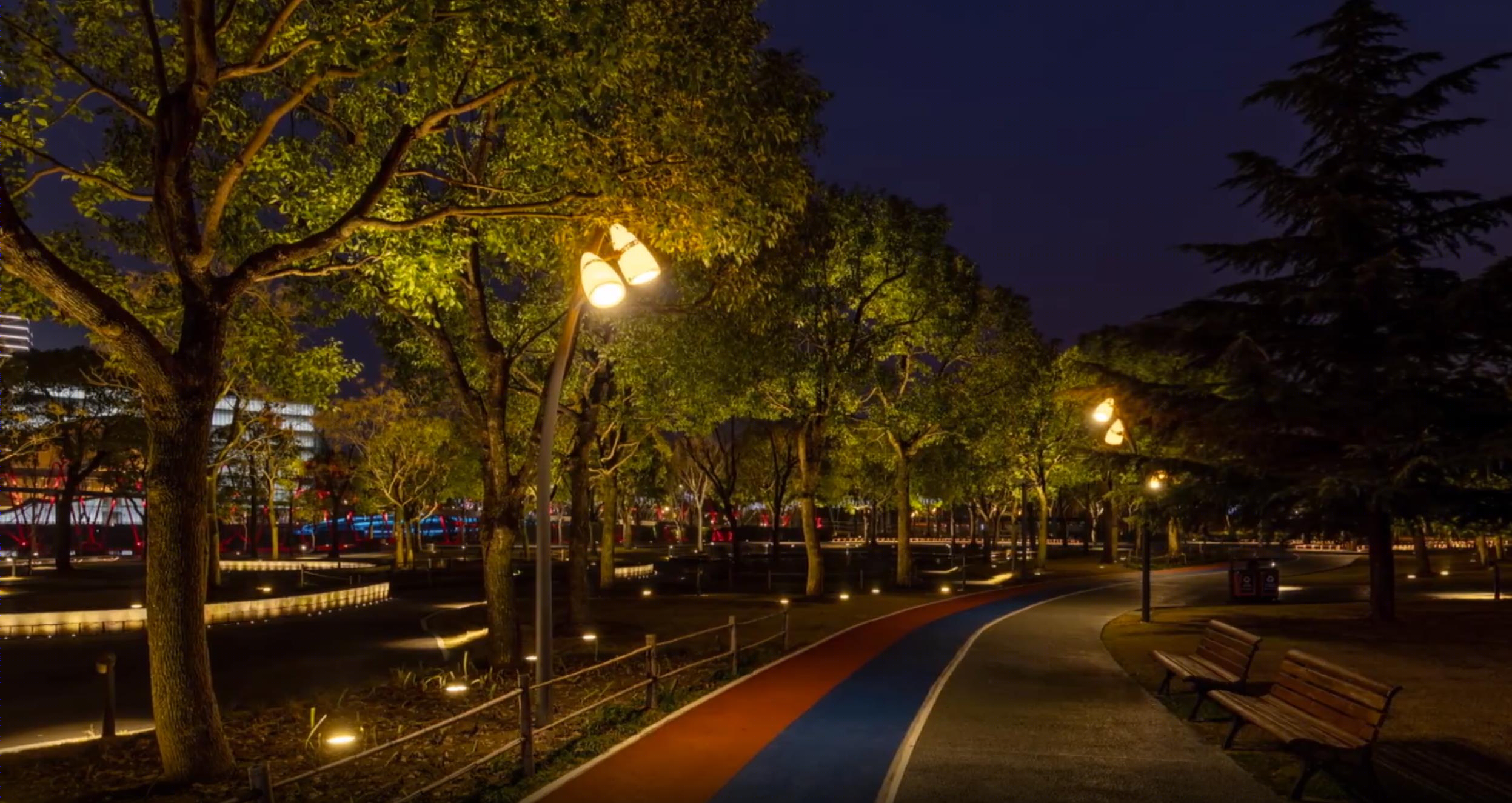 嘉定远香湖区域夜景灯光设计展示丨中国上海丨其他设计单位-15