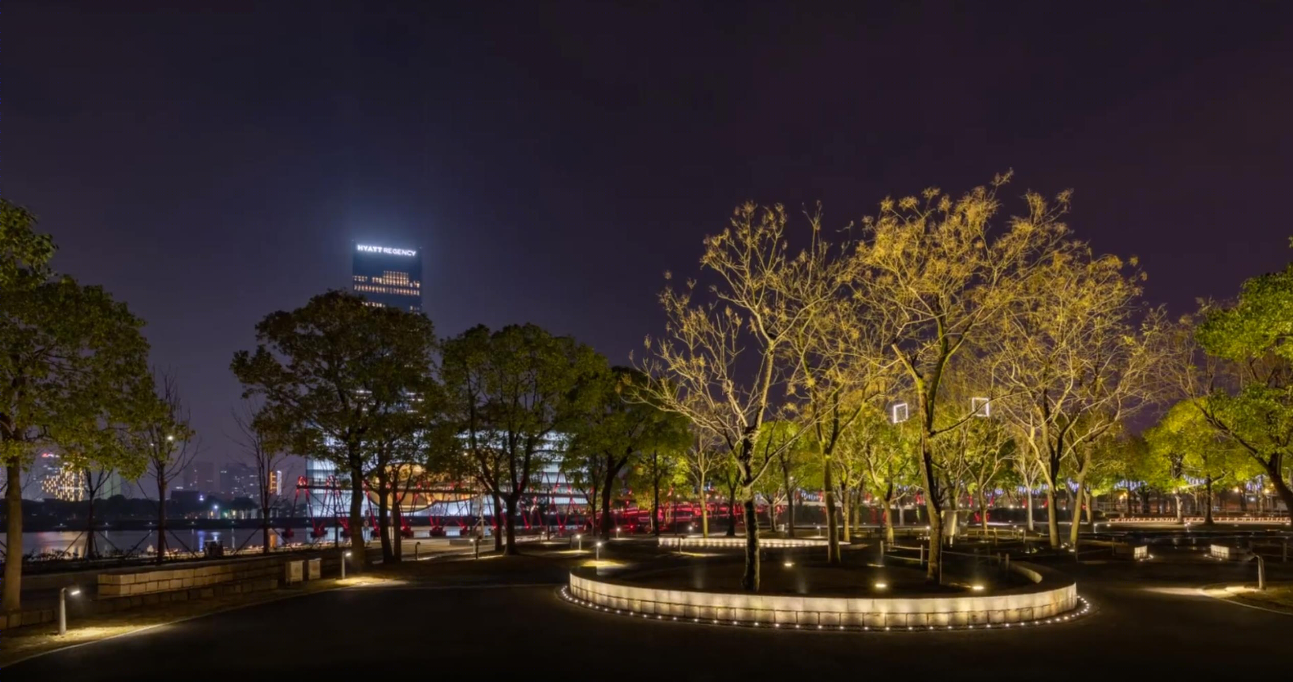 嘉定远香湖区域夜景灯光设计展示丨中国上海丨其他设计单位-16