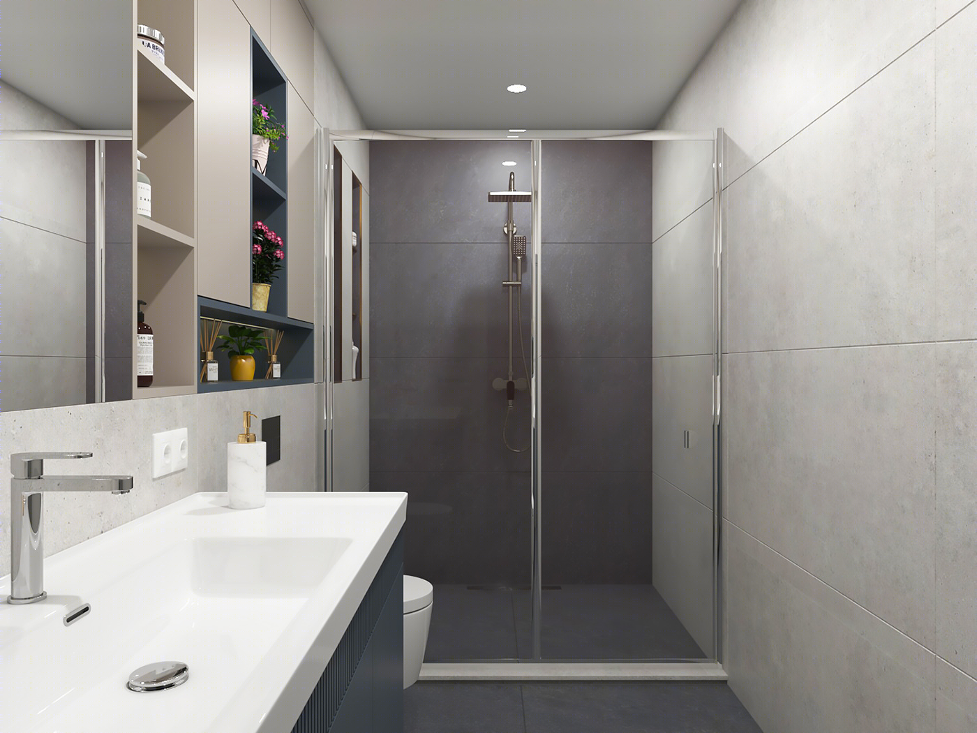 D.G House Project - Bathroom 2-5