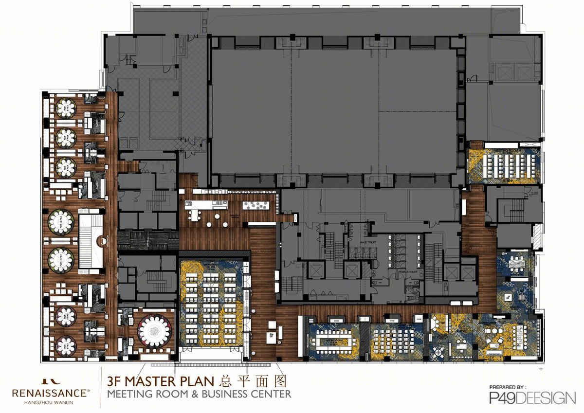 杭州余杭万丽酒店丨内装方案+效果图+摄影+视频+外装灯光方案-17