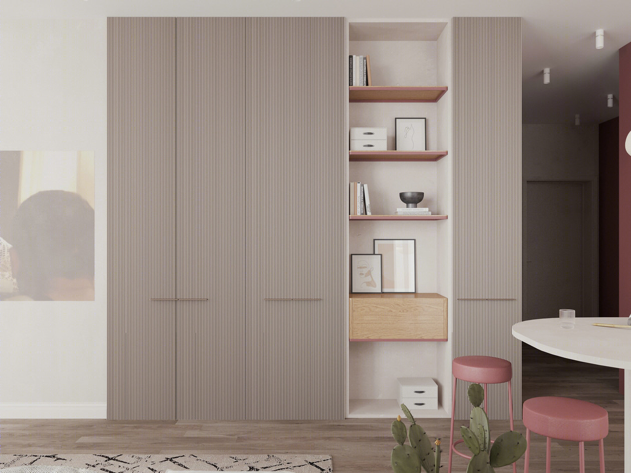 62㎡清新浅色系小公寓设计-5