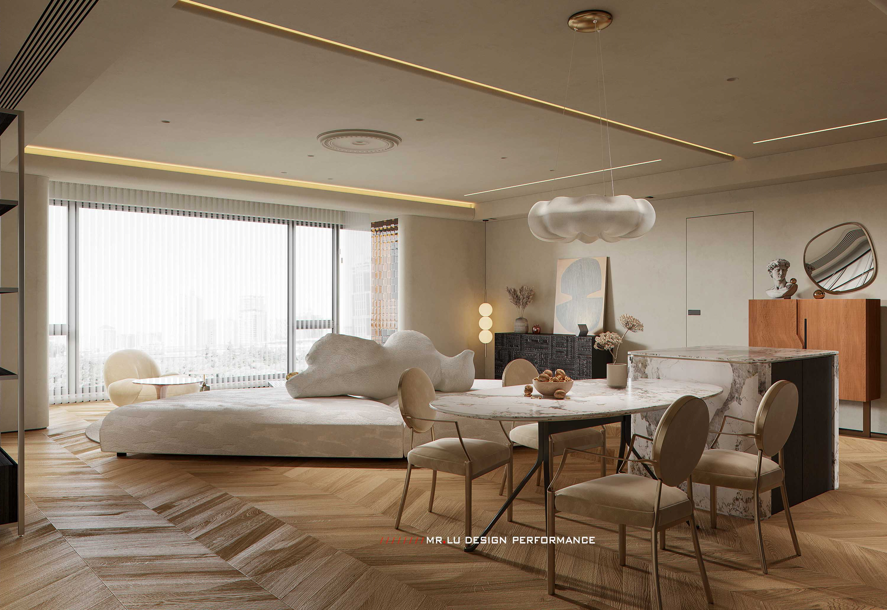 现代复古混搭风格效果图之 Corona 餐厅设计-4