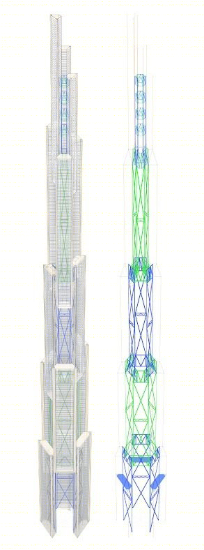 东京湾Kohn Pedersen Fox + Leslie E. Robertson's Next Tokyo 2045 Masterplan...-11