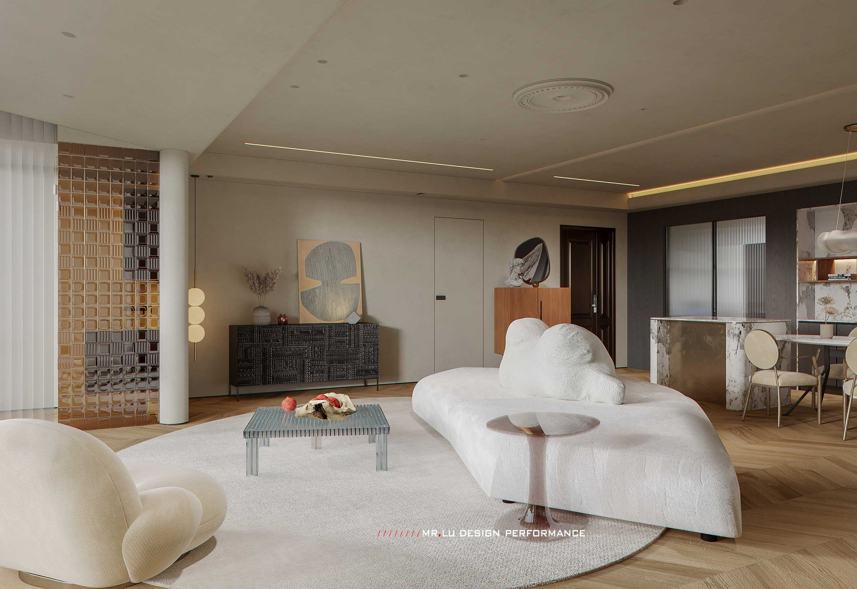 现代复古混搭风格效果图之 Corona 餐厅设计-6