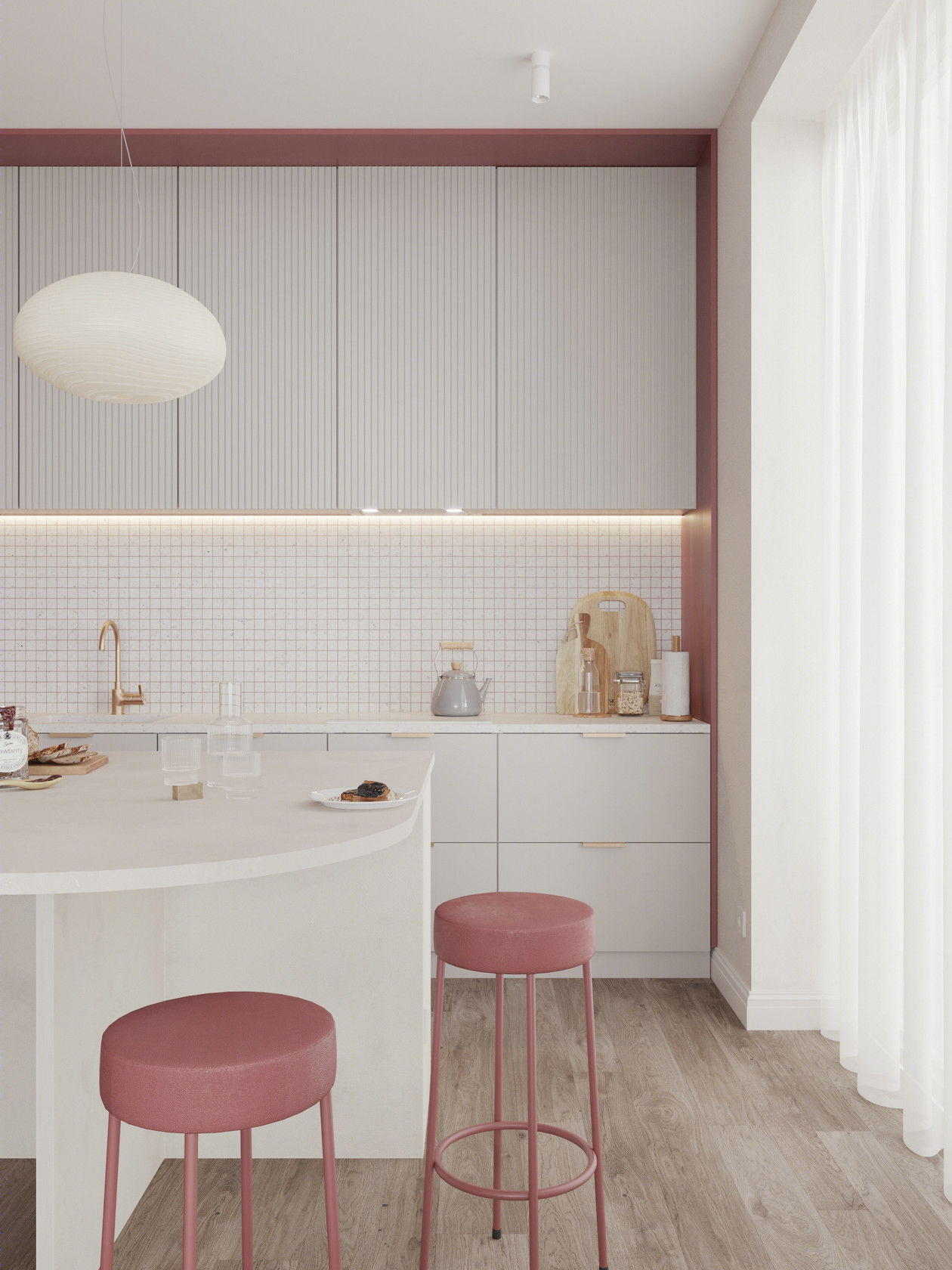 62㎡清新浅色系小公寓设计-6