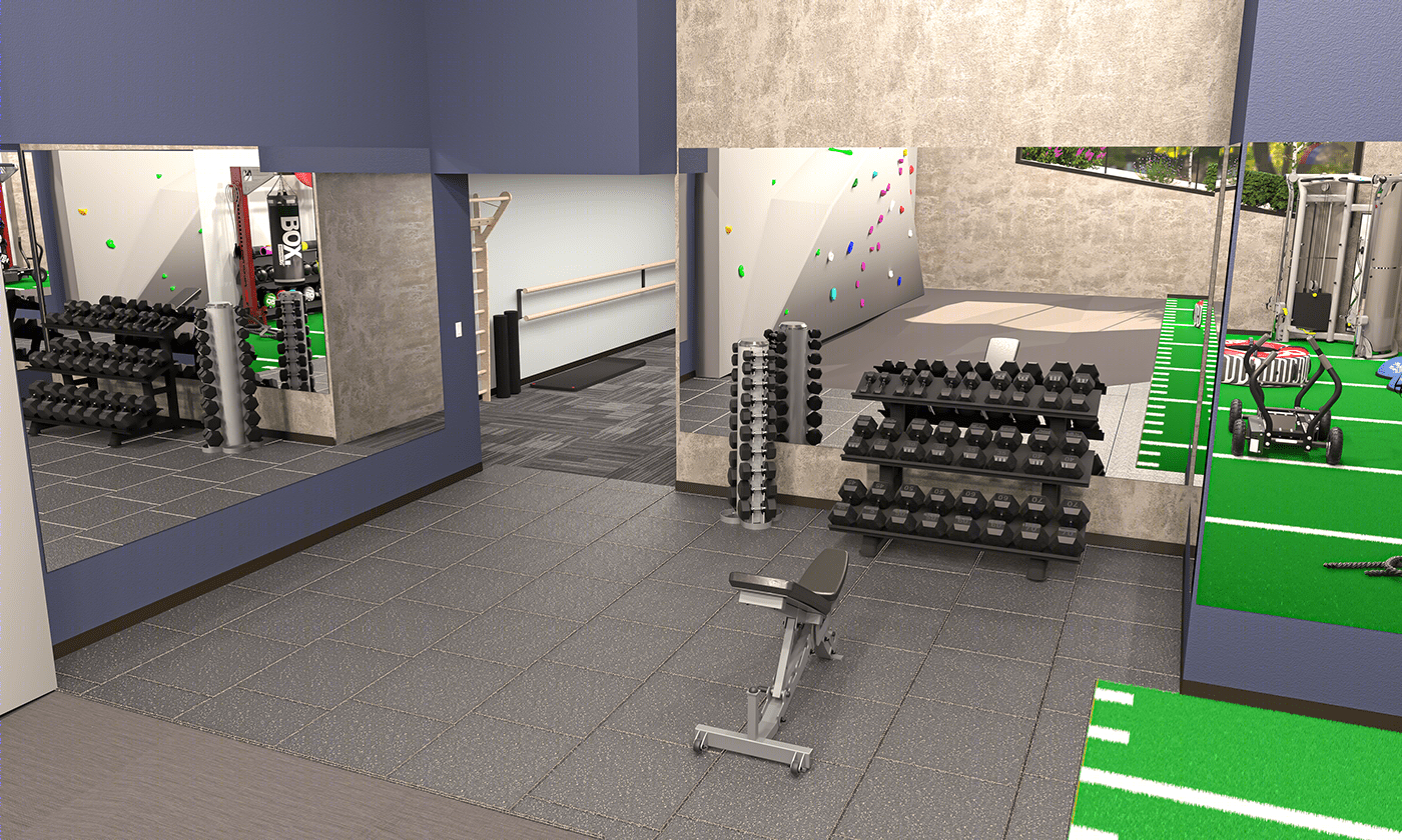 Anastasiya Gushchina丨健身房丨Gym Remodel Project - Design Visuals-6