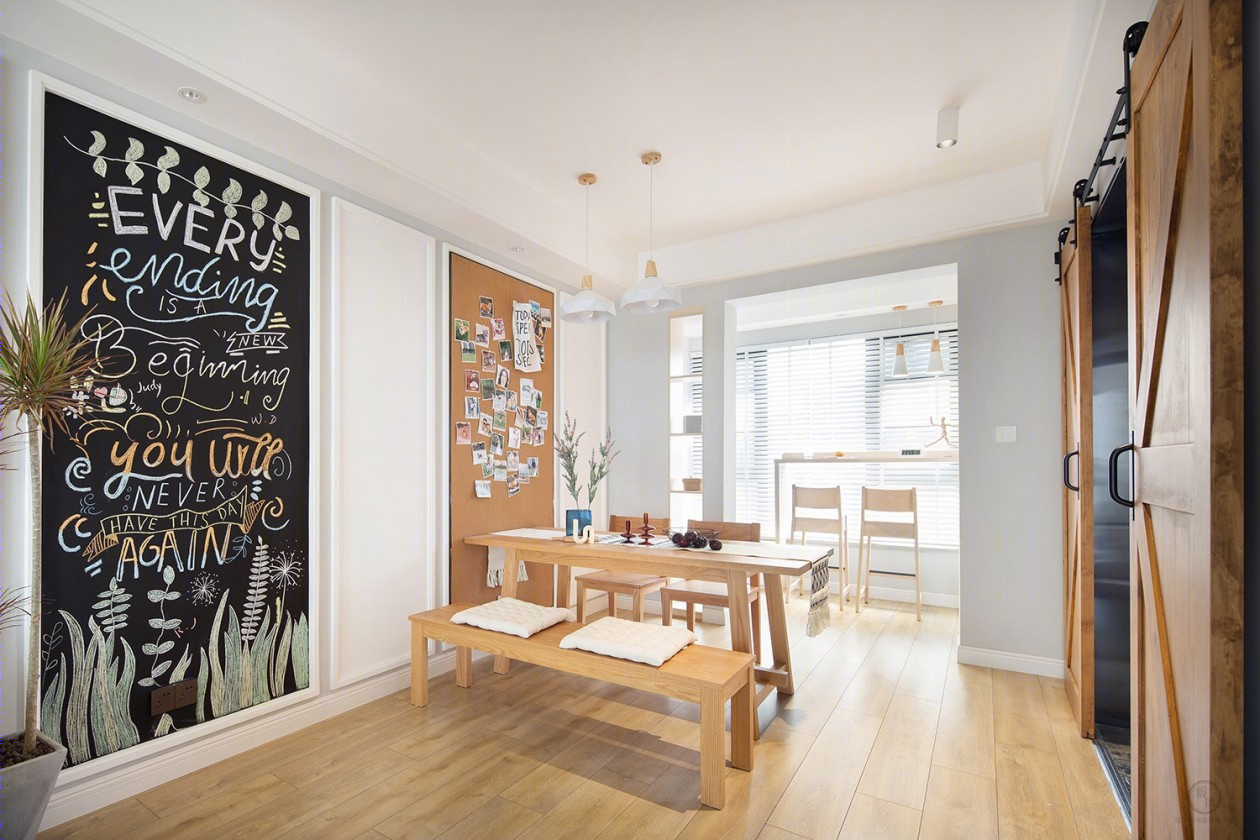 万达滨江华府北欧风三室两厅-24