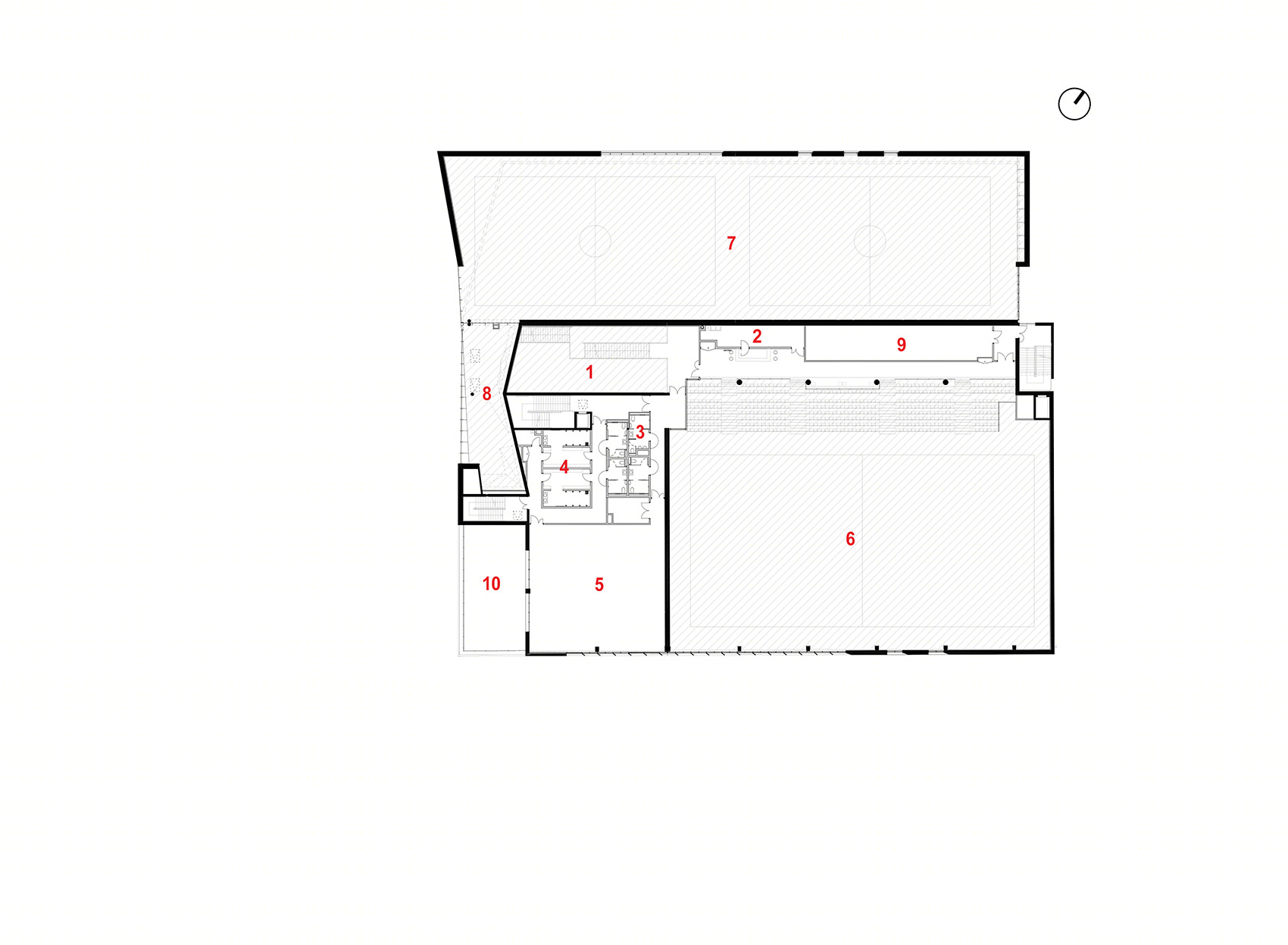 Espace Pierre Tallagrand | 法国多尔市的创新体育中心设计-99