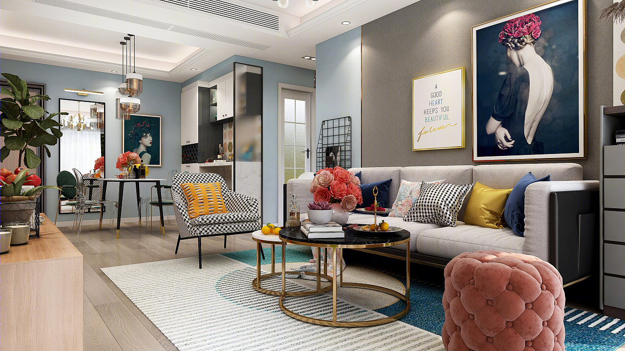 现代轻奢室内设计-7