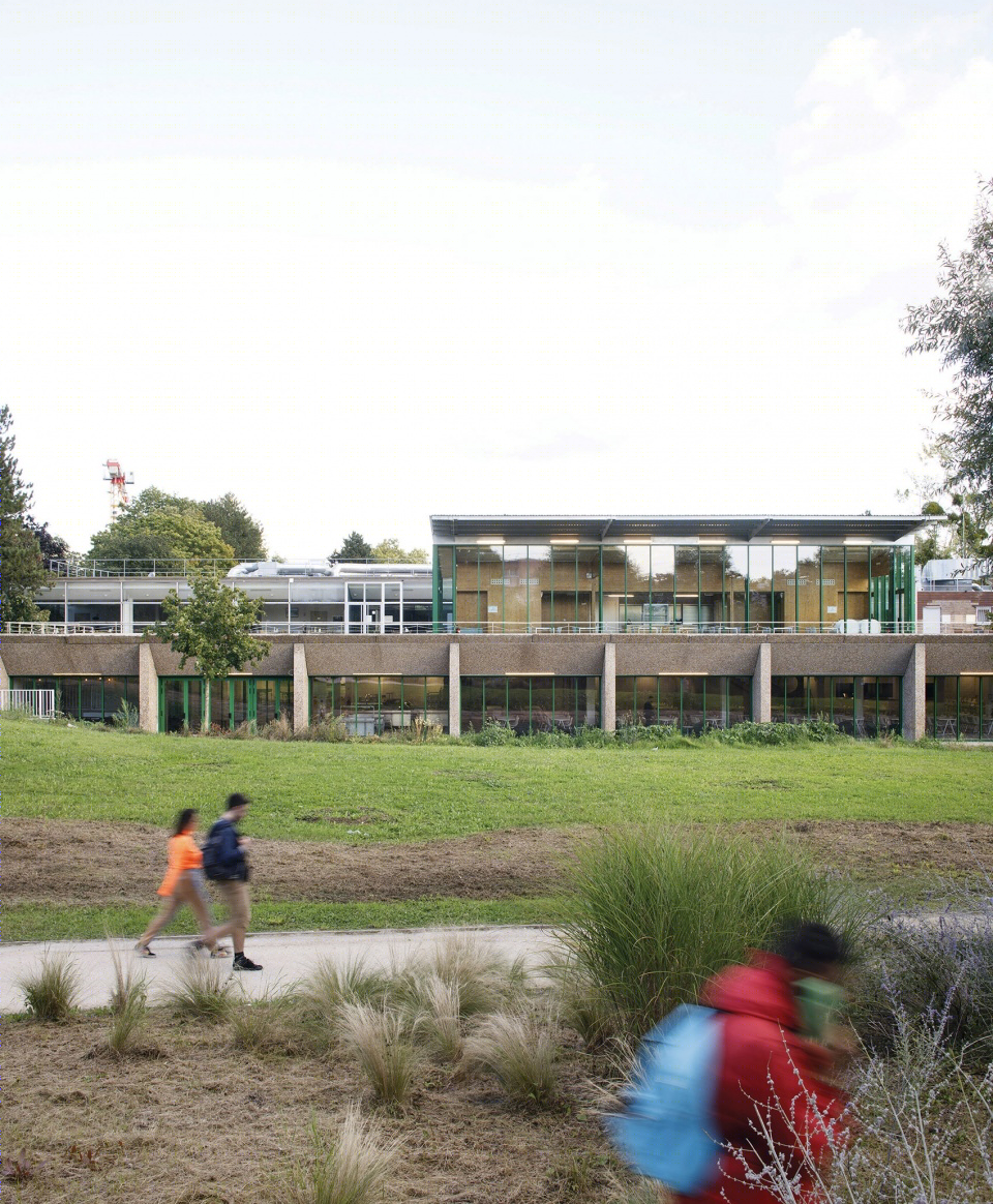 法国塞尔吉大学食堂改建丨I+A Laboratoire des structures-56
