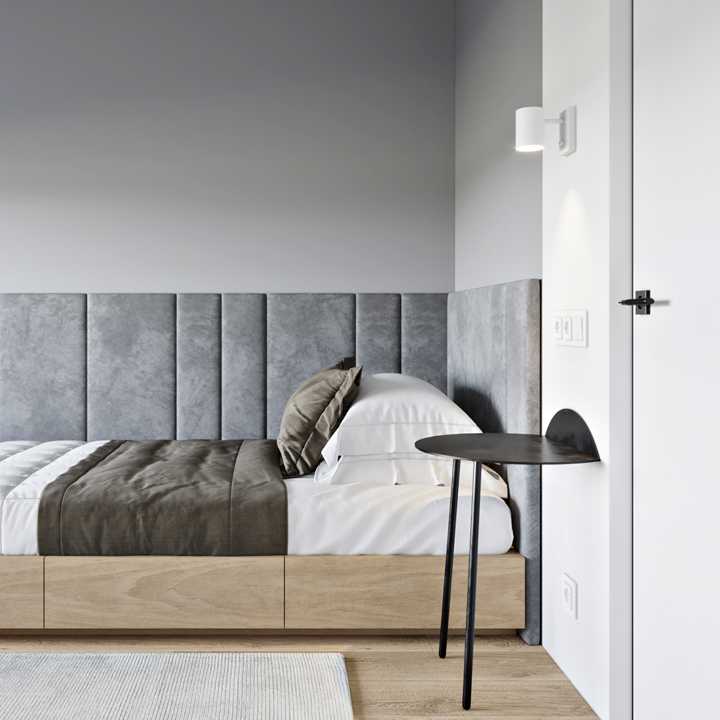 102㎡高级黑公寓，L 型空间塞下 10 个功能区-32