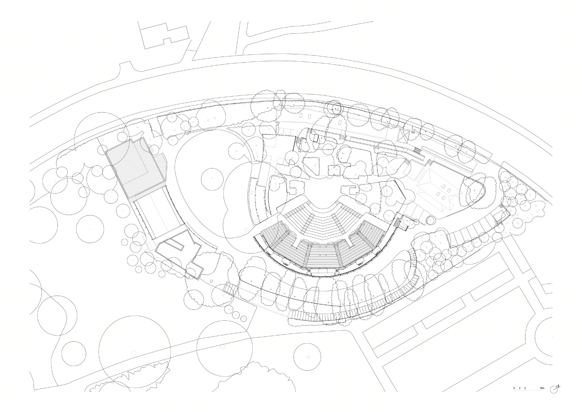 伦敦 Regent's Park Open Air Theatre 新排练厨房和工作室-27