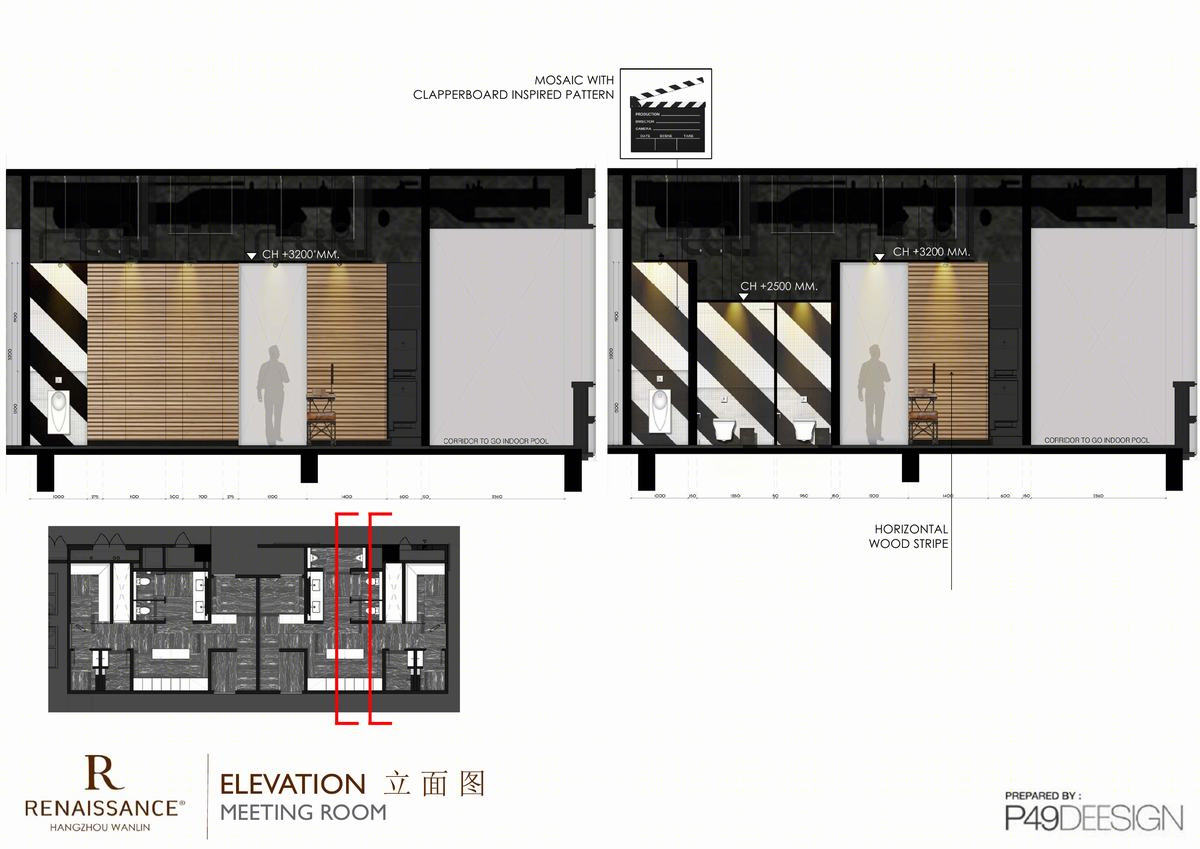 杭州余杭万丽酒店丨内装方案+效果图+摄影+视频+外装灯光方案-25