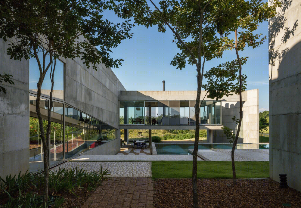 巴西 Itu 之家 | 混凝土与景观的完美融合-41