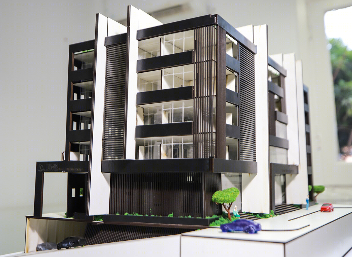 Anastasiya Gushchina丨办公建筑丨Physical Model (Office Building)-2