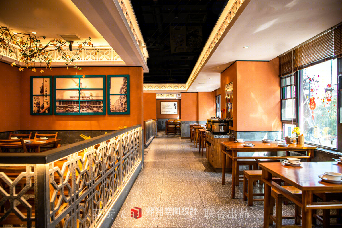 粟厨观沙岭店 | 极简工业风餐厅设计-13