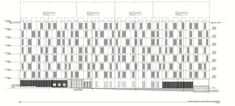 马德里 NSA1 社会住房 | 独特双面通风设计，优化城市环境感知-36