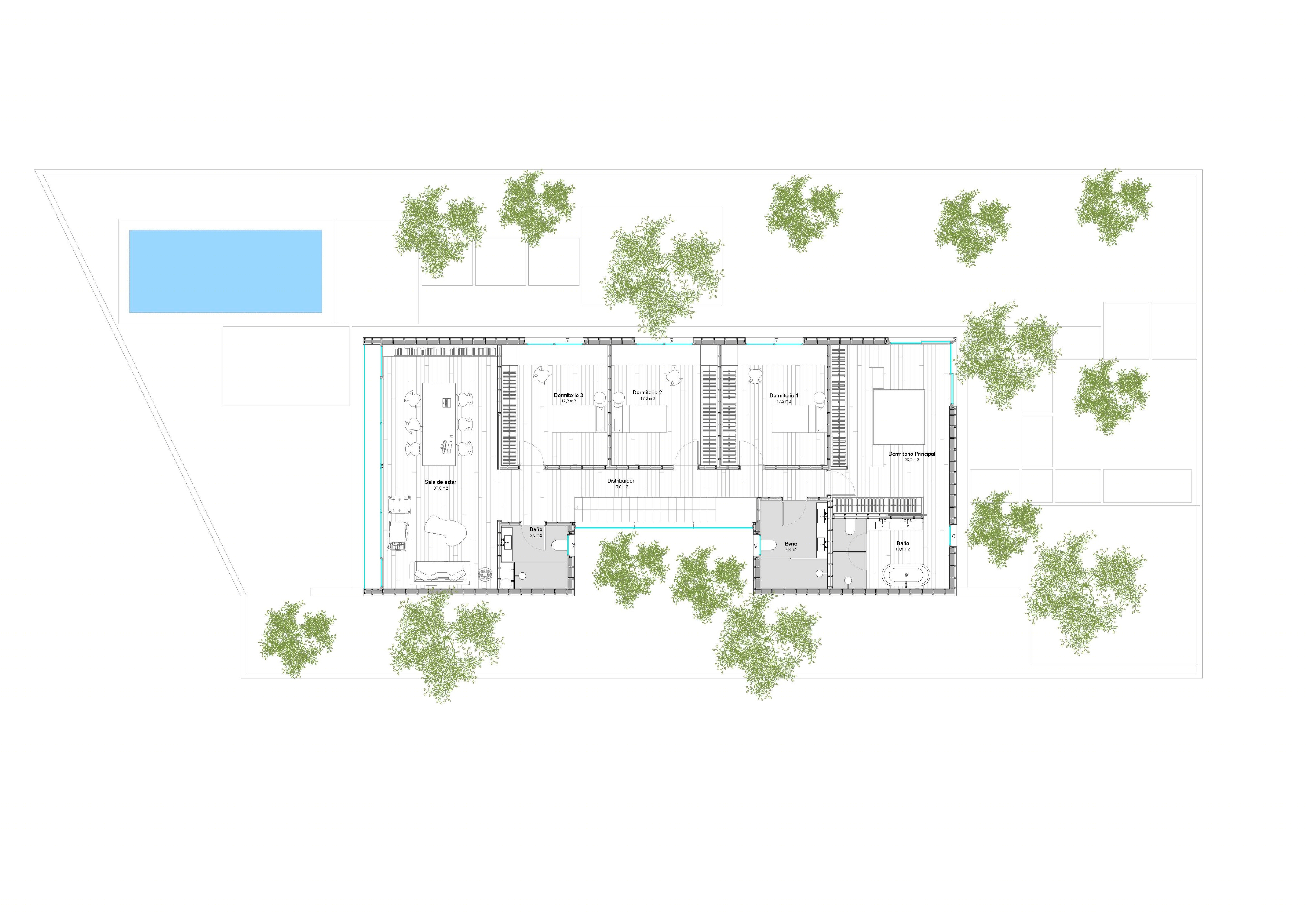 Andres Peña Sanchez丨别墅丨Vivienda entre encinas-36