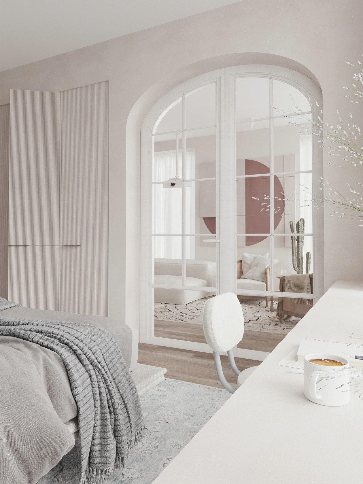 62㎡清新浅色系小公寓设计-12