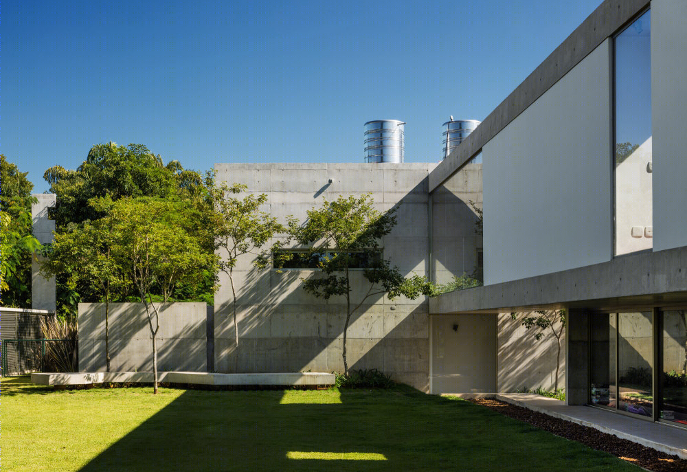 巴西 Itu 之家 | 混凝土与景观的完美融合-43