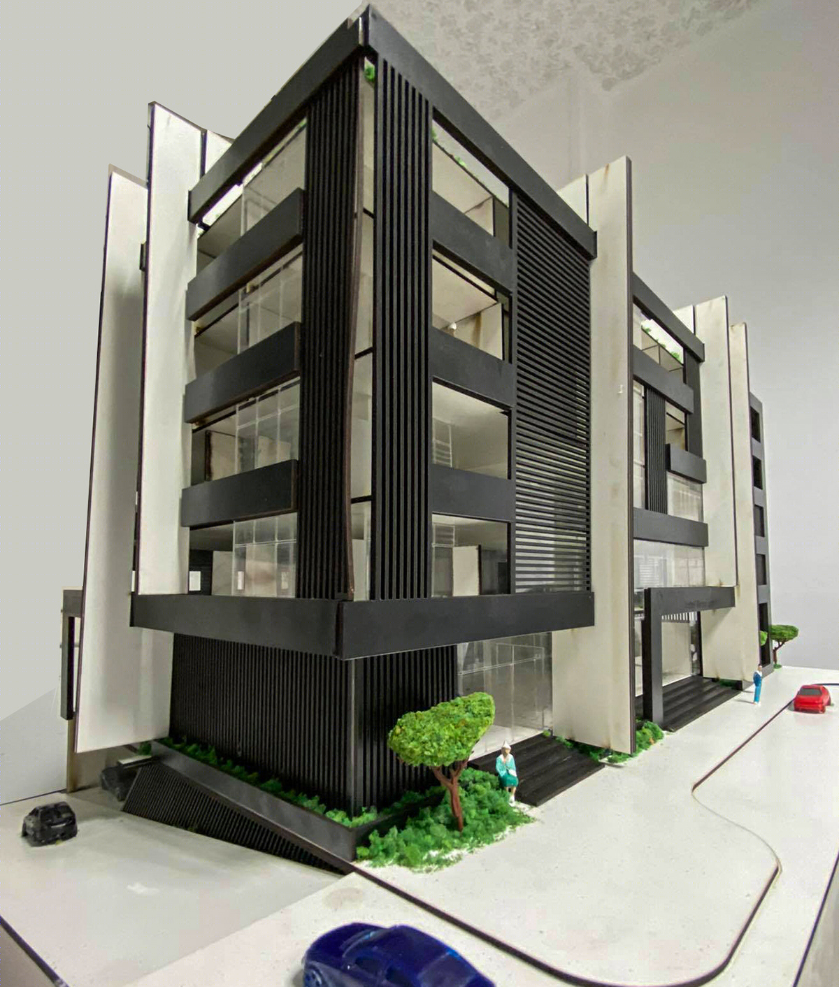Anastasiya Gushchina丨办公建筑丨Physical Model (Office Building)-4
