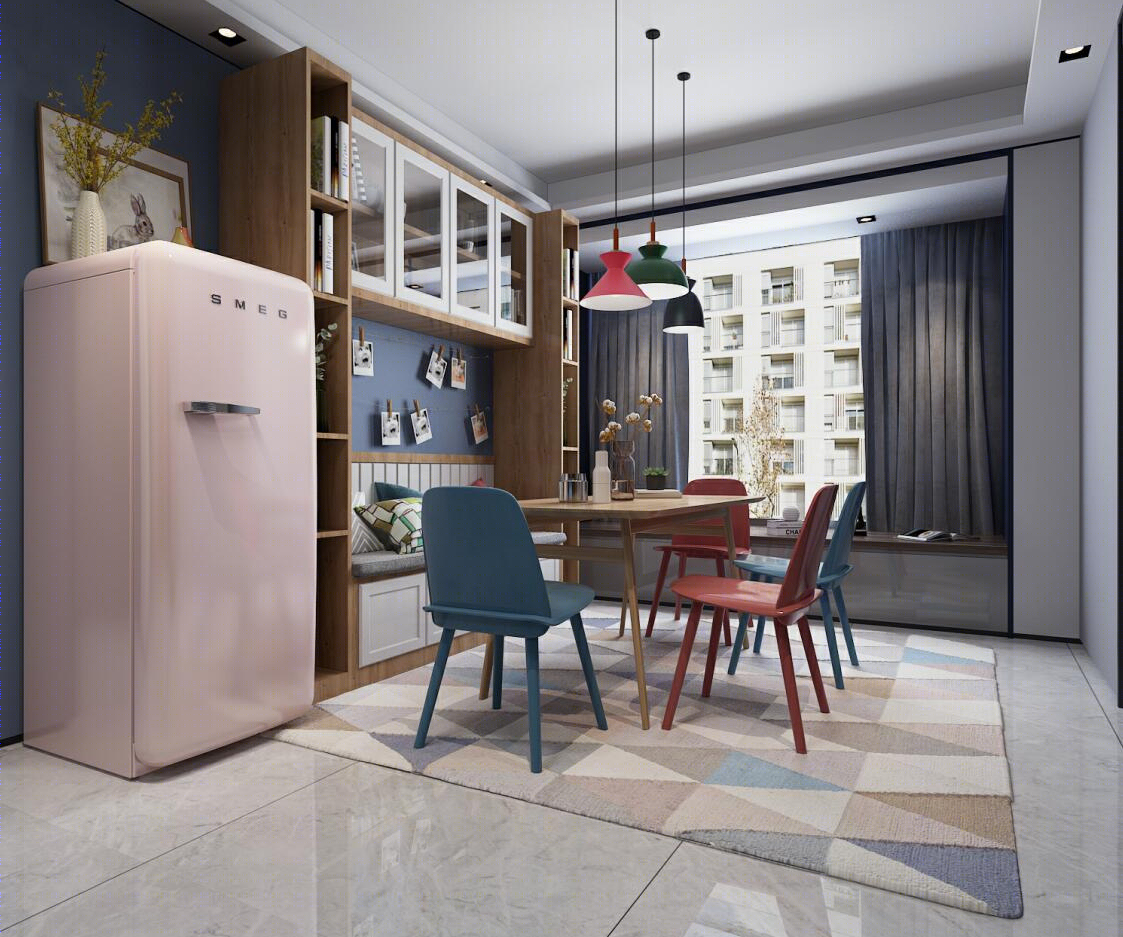 北欧风家装餐厅-2