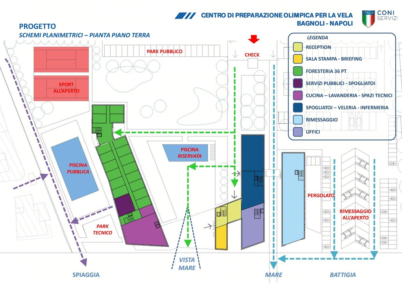 Metaprogetto del Nuovo Centro di Preparazione Olimpica per gli sport del mare-9