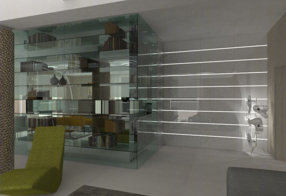 罗马河畔公寓，简约与古典的完美融合-2