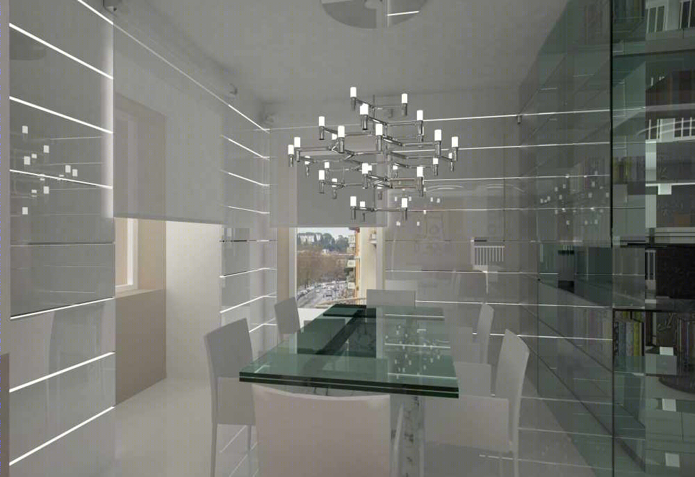 罗马河畔公寓，简约与古典的完美融合-4