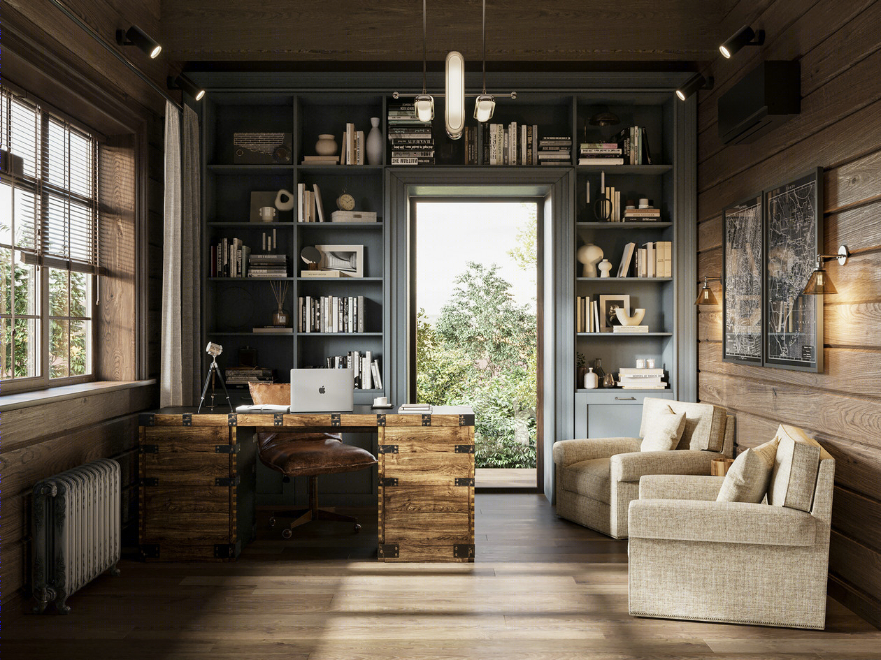 莫斯科360㎡木屋设计 至高境界的美！-11