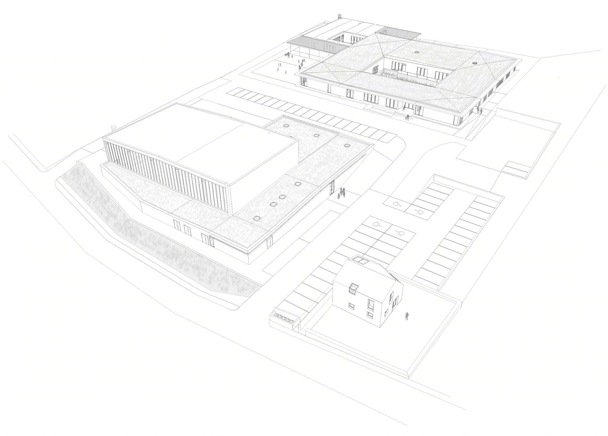 融合自然的校园设计 | Ville-du-Bois 学校综合体-39