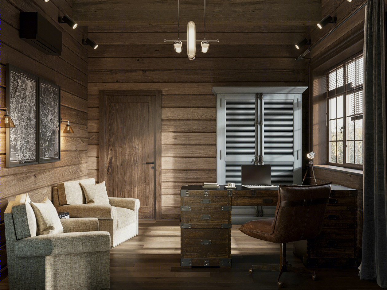 莫斯科360㎡木屋设计 至高境界的美！-12