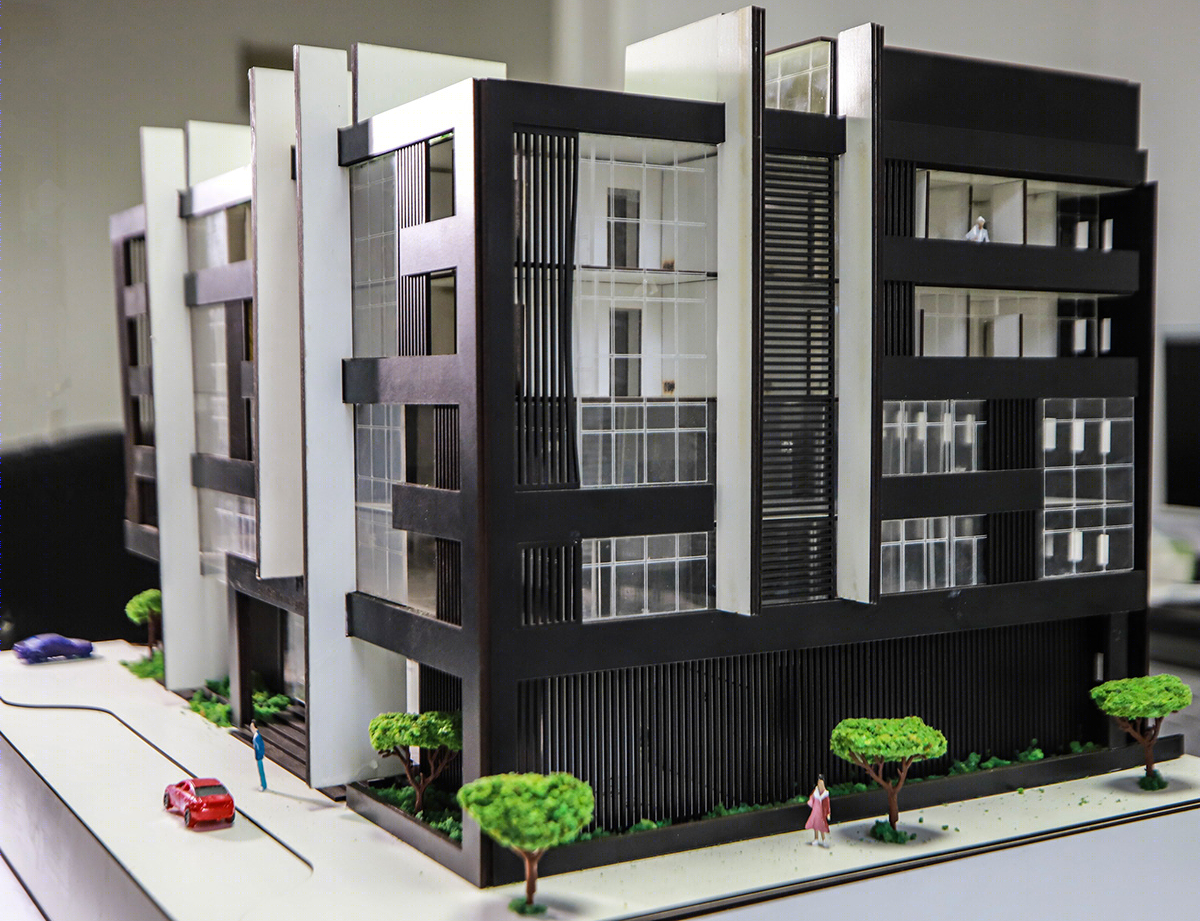 Anastasiya Gushchina丨办公建筑丨Physical Model (Office Building)-5