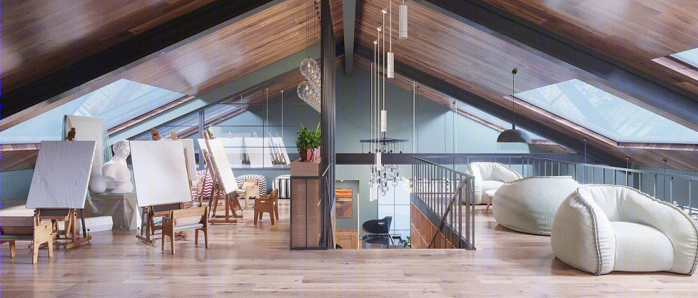 创意油画馆设计 | 突显艺术氛围-2