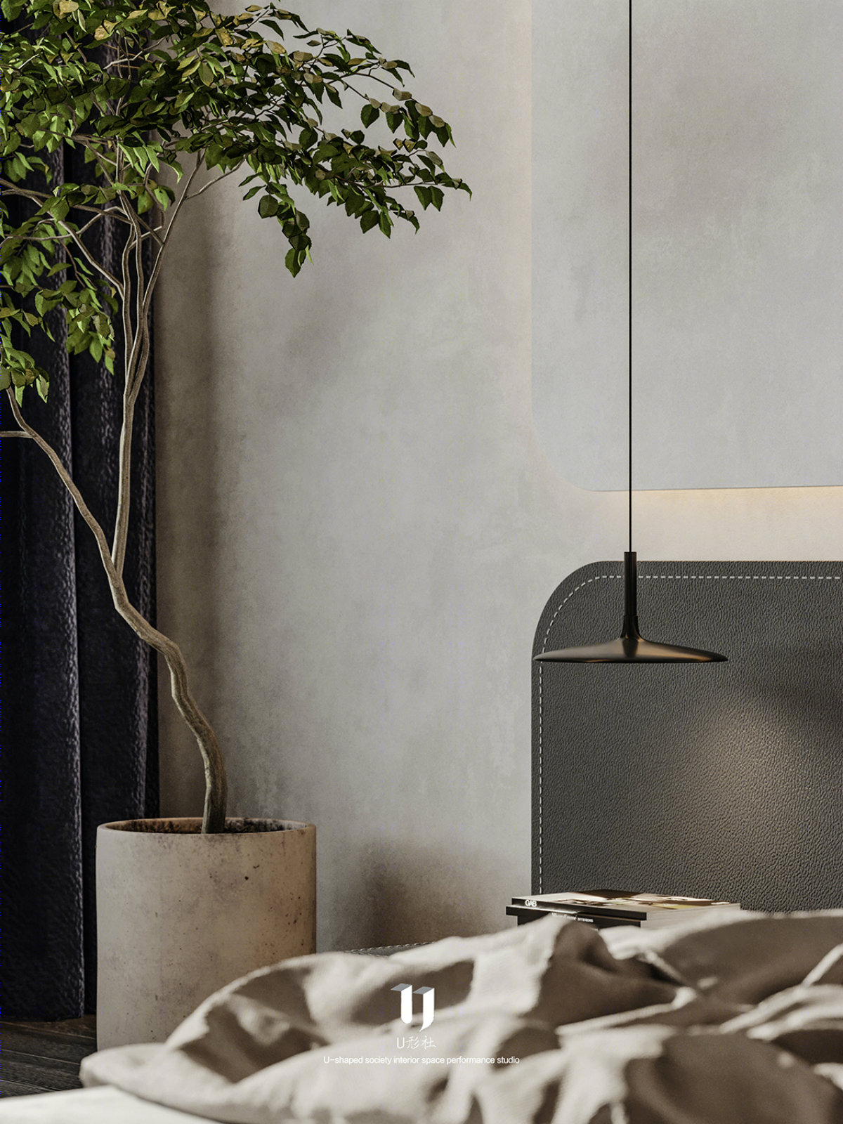 现代风格「律动」空间 | 玻璃屏幕与软装饰品的巧妙搭配-15