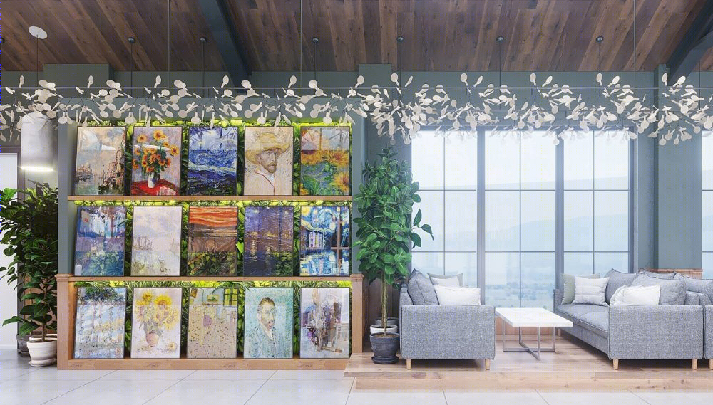 创意油画馆设计 | 突显艺术氛围-4