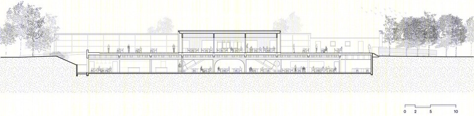 法国塞尔吉大学食堂改建丨I+A Laboratoire des structures-74