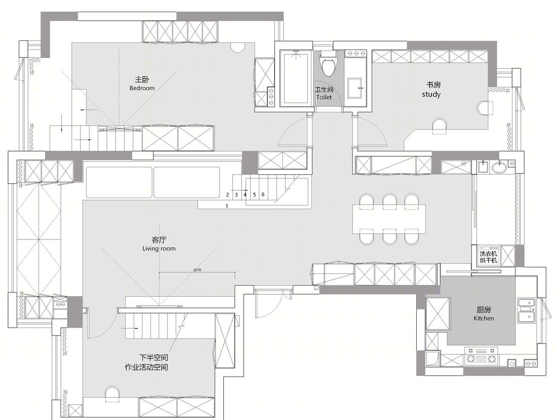 4·2m 层高 LOFT 公寓设计丨TK 设计-43