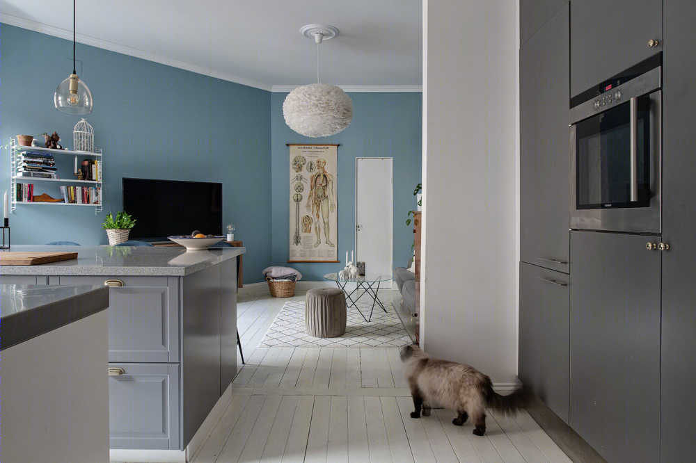 北欧蓝调生活 | 设计师如何用一抹蓝打造清爽空间-8