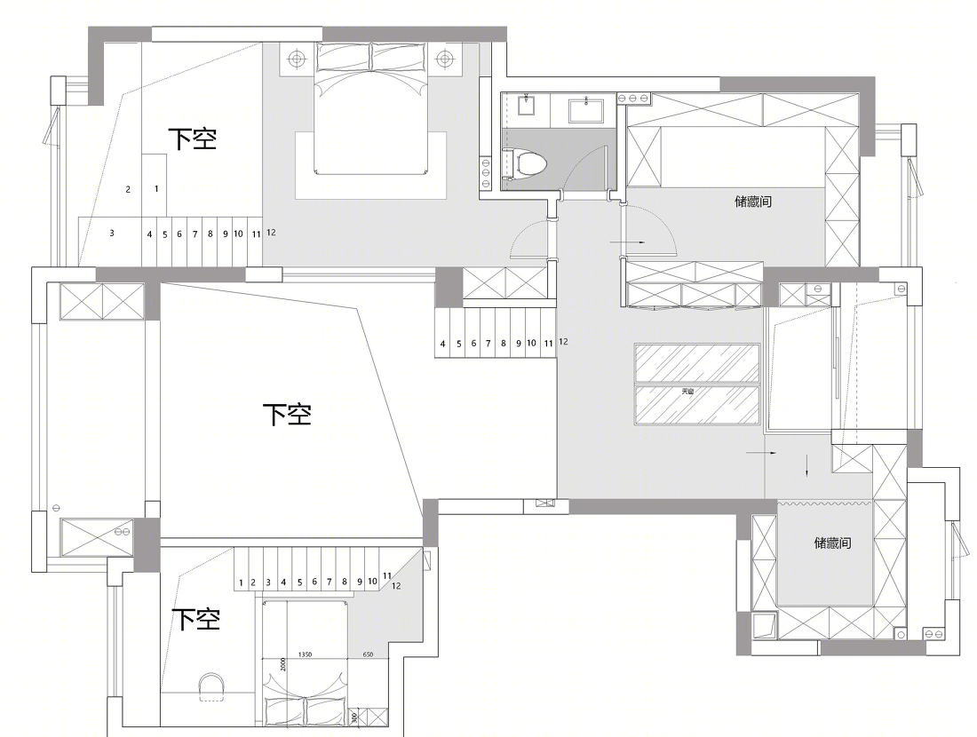 4·2m 层高 LOFT 公寓设计丨TK 设计-45