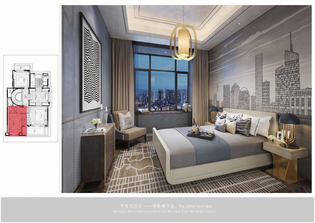 上海瑞虹新城叠拼别墅样板房 概念方案-17