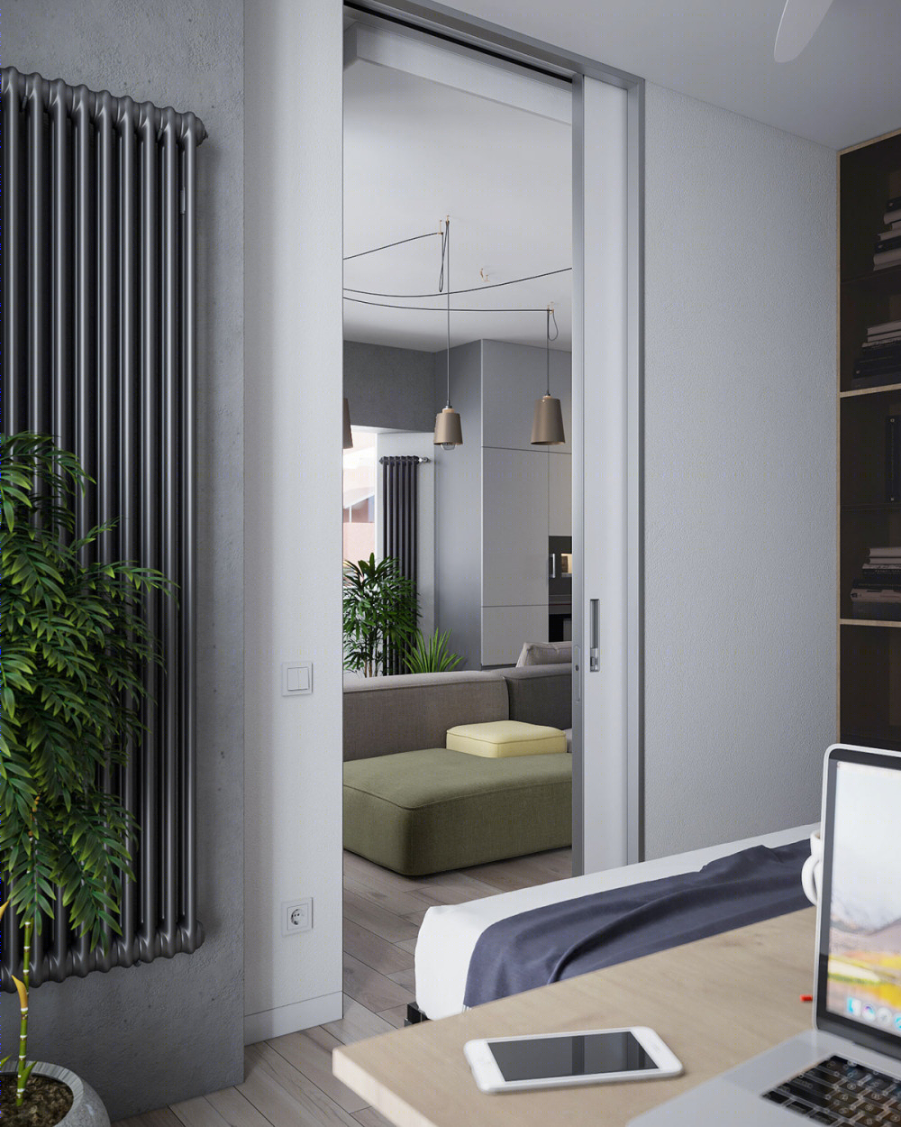 原始北欧风住宅设计-9