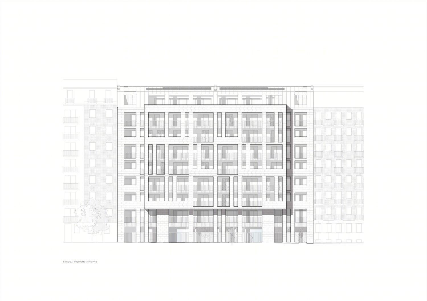 米兰北部 Ghisolfa 区绿色公寓建筑-9