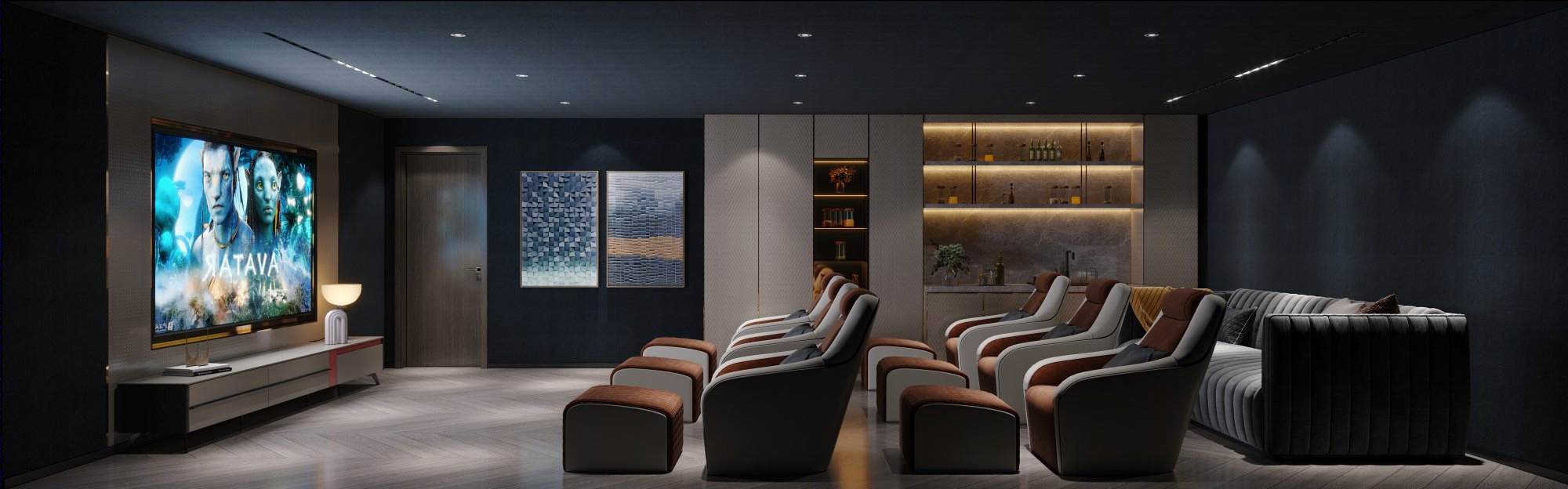 安徽现代简约办公空间设计丨中国安徽丨知萌视觉表现-1