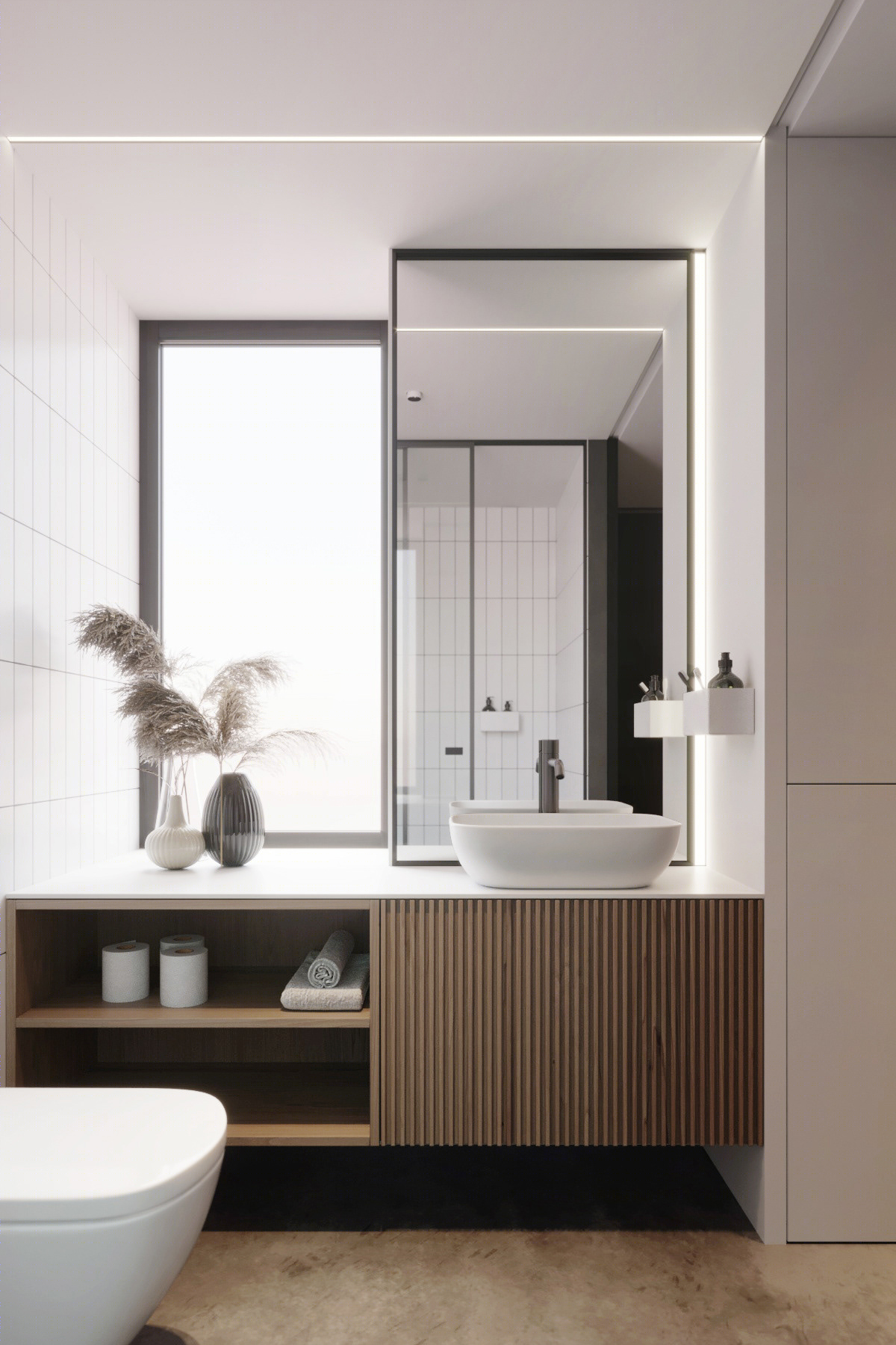 高级色系搭配打造优雅干练空间-21