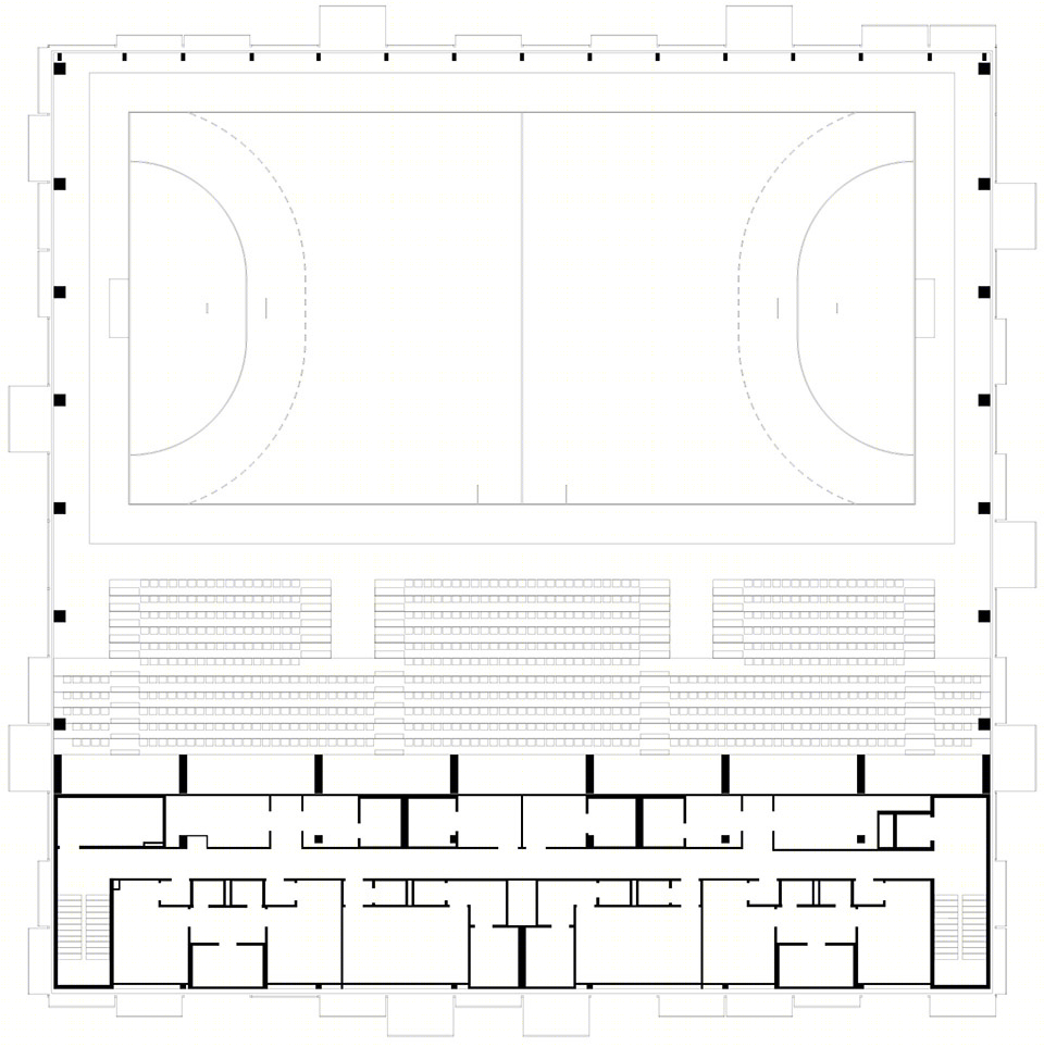 Hatvan 多功能体育馆 | 动态静止的室内设计-57
