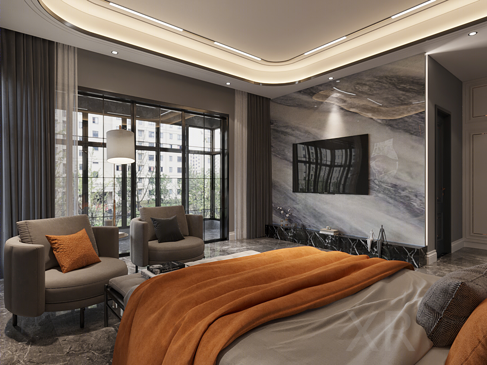 混搭风别墅设计-8